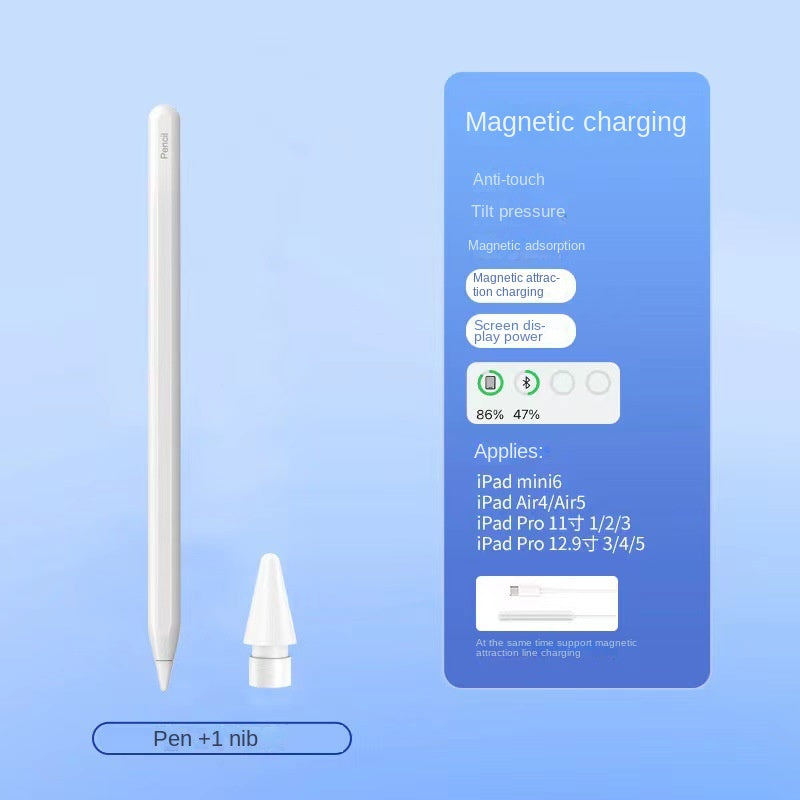 Apple Pencil Capacitive Pen Third Generation Suitable for Tablet Touchpen Apple iPad Magnetic Charging Handwriting Pen
