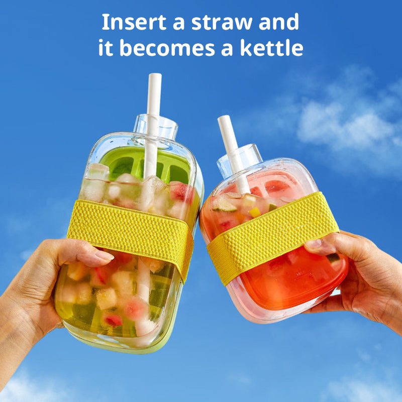 Ice - covered tray; freezer - overflow prevention ice tray