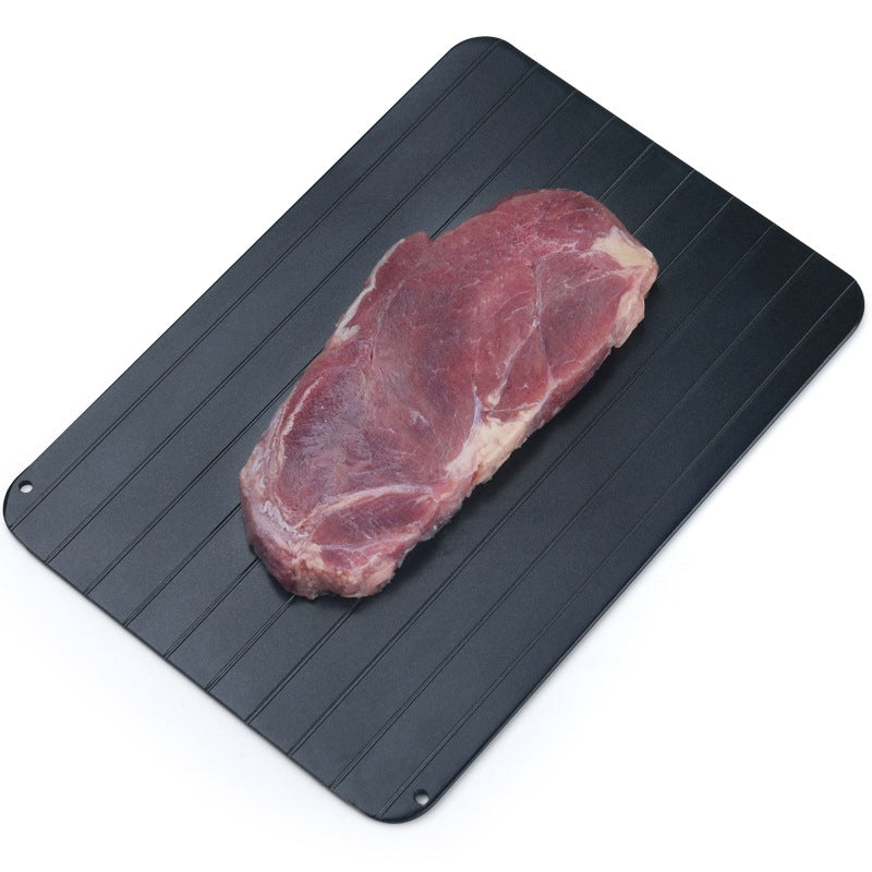 Quick Thawing Plate for Home Use: Aluminum Ice-Melting Rapid Beef, Frozen Food, Meat, and Seafood Thawing Board