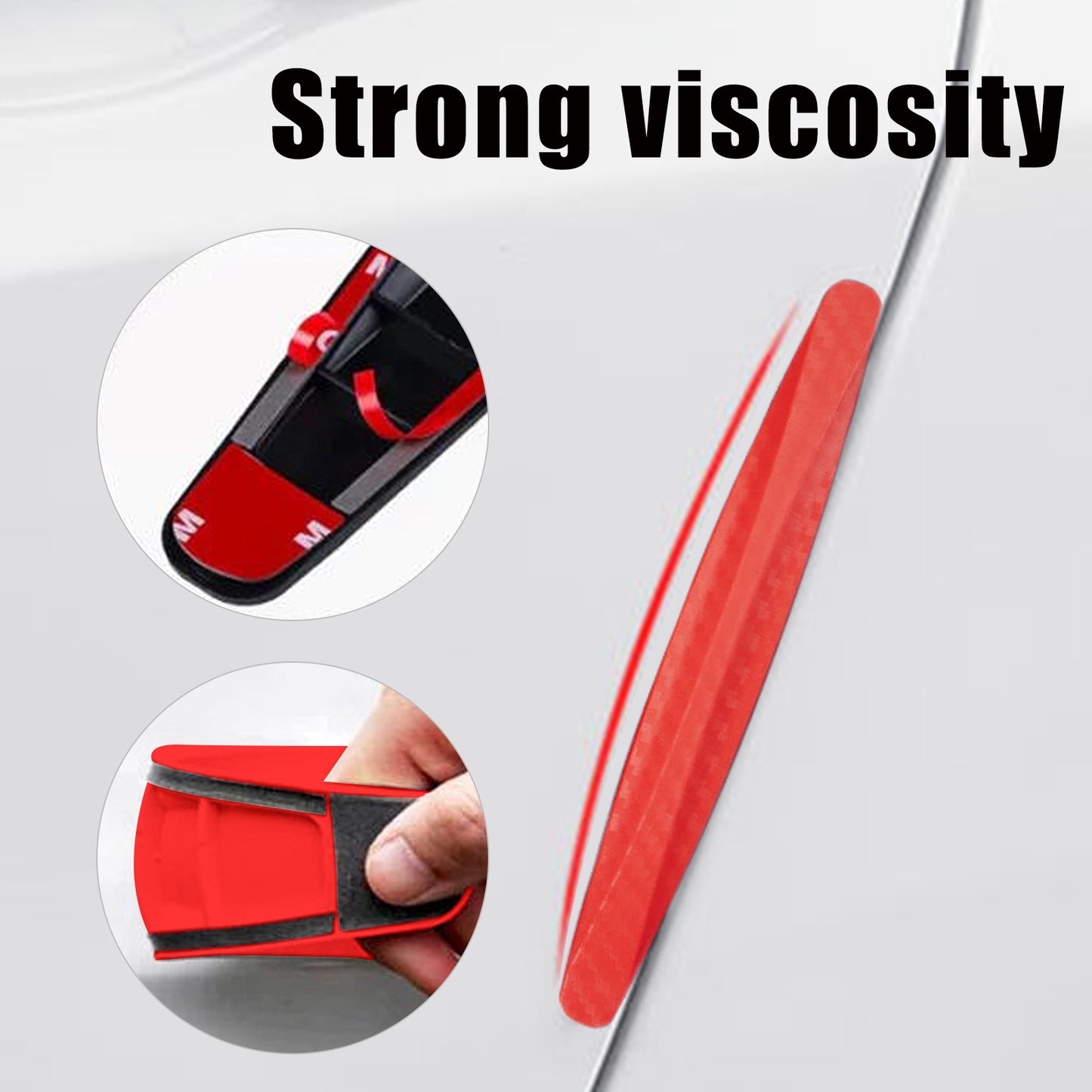 Car Collision Protection Stickers, Front And Rear Bumper Protection Anti-scratch Car Body Protection Sticker