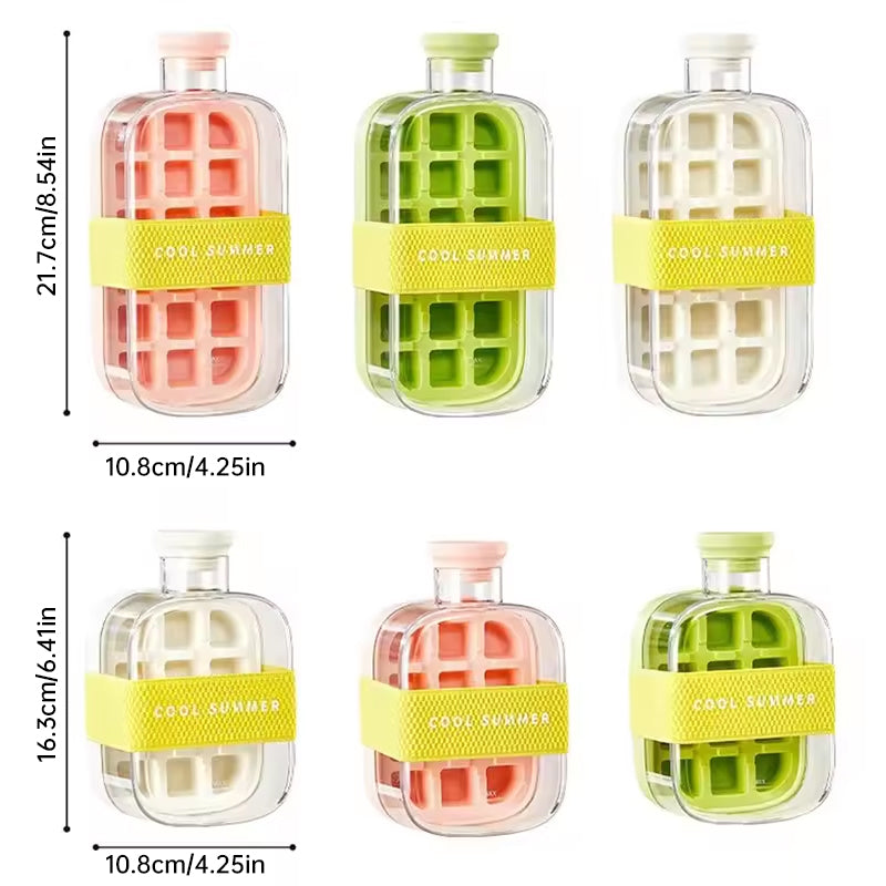 Ice - covered tray; freezer - overflow prevention ice tray