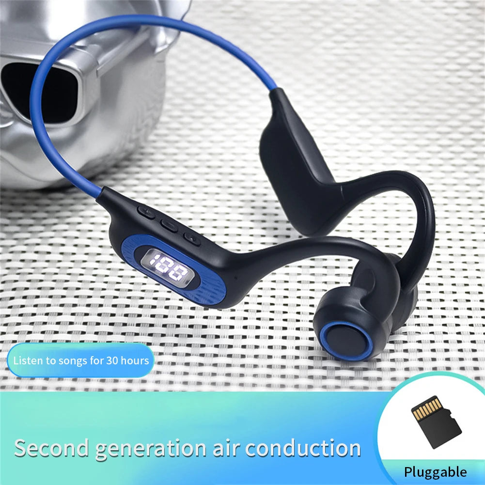 AKZ-G3 Bone Conduction Second Generation Air Conduction Earphones Wireless Bluetooth Earphones Sports Running