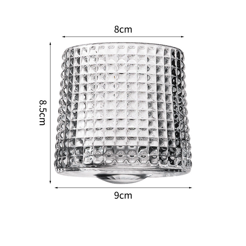 Hand drawn rotating glass cups multiple multi-purpose whiskey glasses rotating glass cups