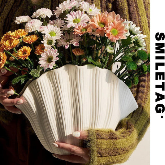 Creative ceramic flower arrangement vegetarian fired vase hydroponic home decoration