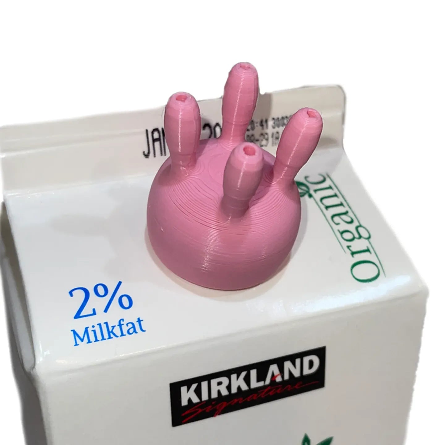 Funny Pouring Milk Bottle Cap Funny Pouring Milk Bottle Cap