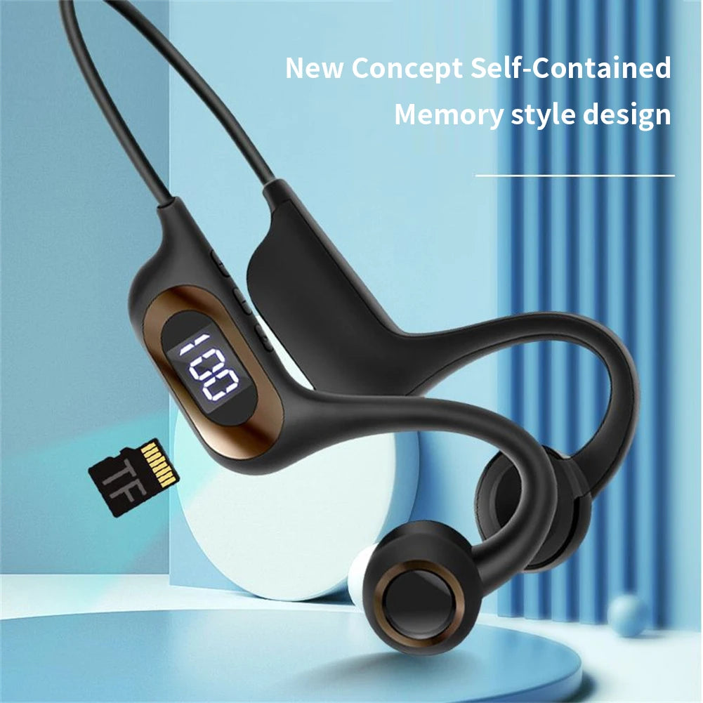 AKZ-G3 Bone Conduction Second Generation Air Conduction Earphones Wireless Bluetooth Earphones Sports Running