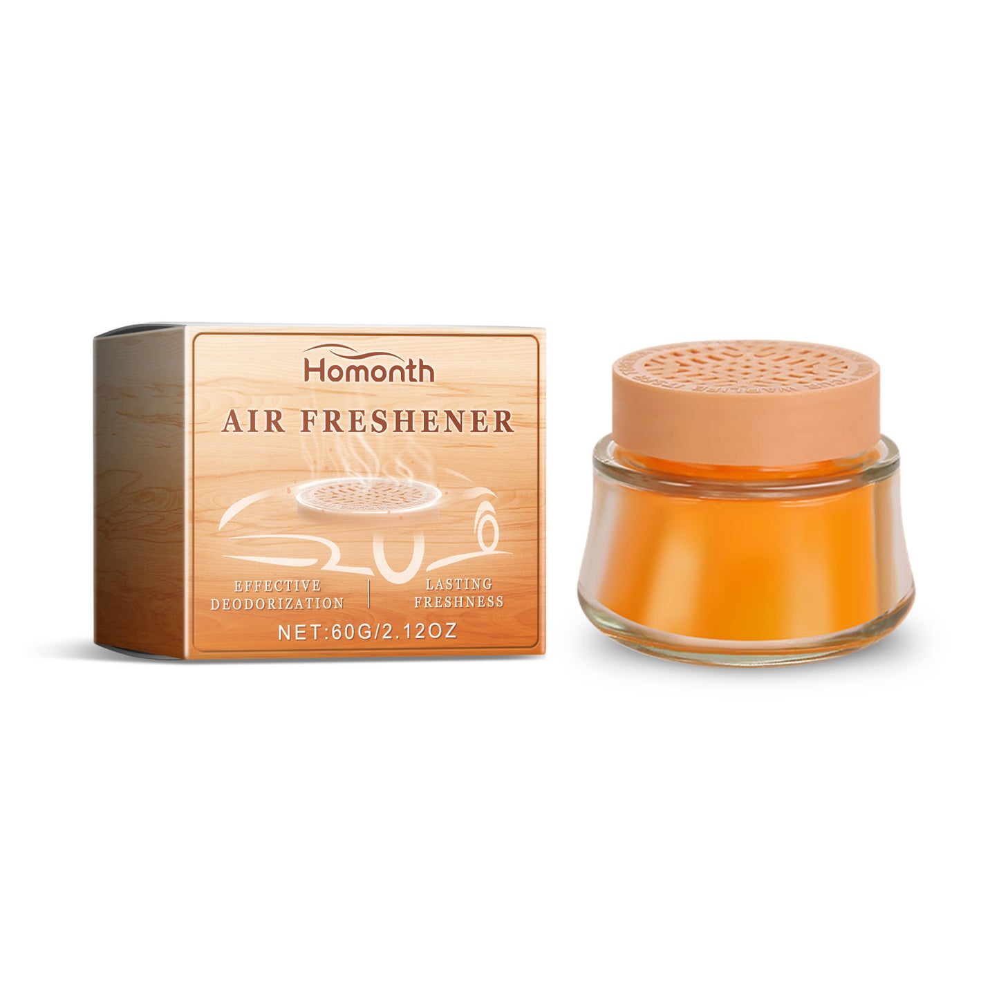 Cologne Car Solid Balm For Car Odor Removal Fresh And Light Portable Car Balm