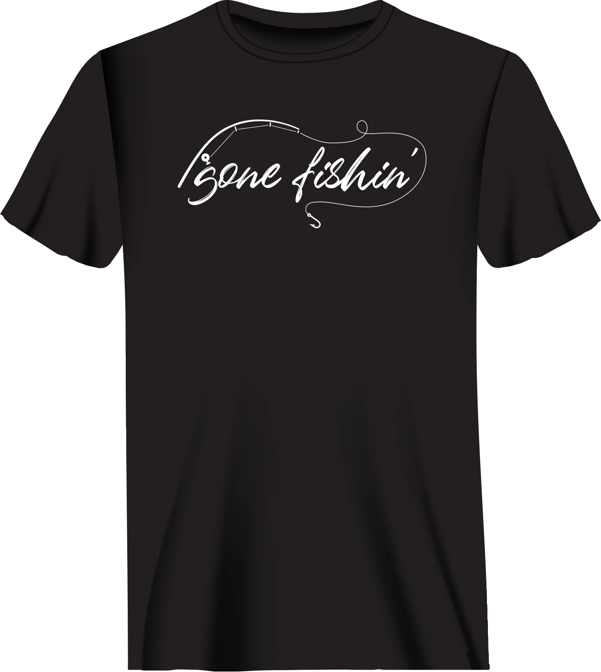 Gone Fishing v2 Man T-Shirt